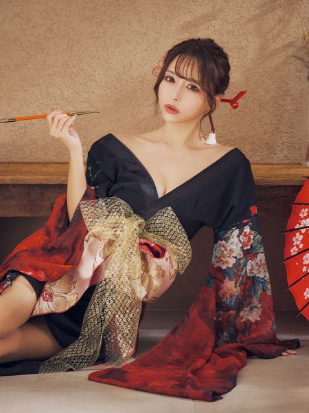 和ドレス 花魁コスプレ3点セットのイメージ画像5