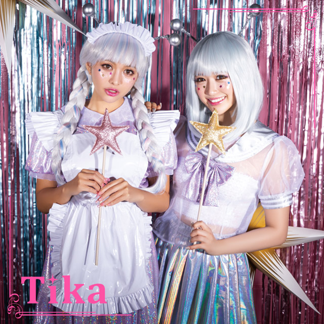 チャイナメタリックエイリアンコスチューム